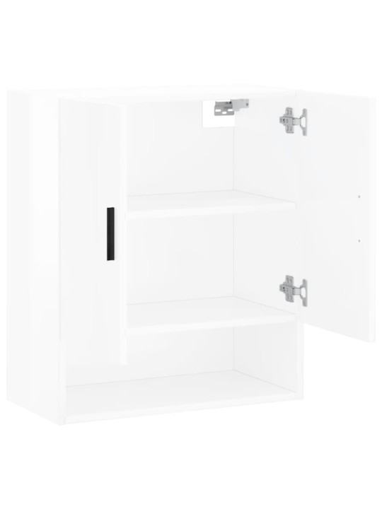 Nástěnná skříňka bílá s vysokým leskem 60 x 31 x 70 cm kompozit