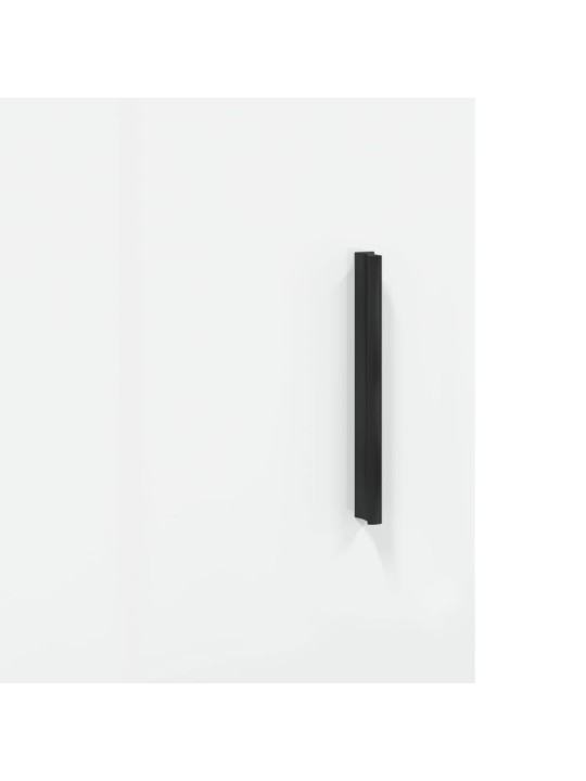 Nástěnná skříňka bílá s vysokým leskem 60 x 31 x 70 cm kompozit