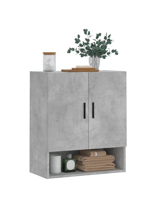 Nástěnná skříňka betonově šedá 60 x 31 x 70 cm kompozitní dřevo