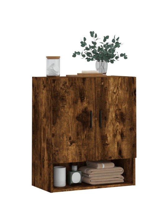 Nástěnná skříňka kouřový dub 60 x 31 x 70 cm kompozitní dřevo