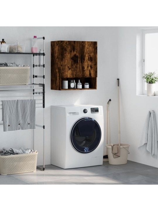 Nástěnná skříňka kouřový dub 60 x 31 x 70 cm kompozitní dřevo