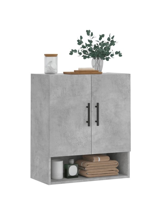 Nástěnná skříňka betonově šedá 60 x 31 x 70 cm kompozitní dřevo