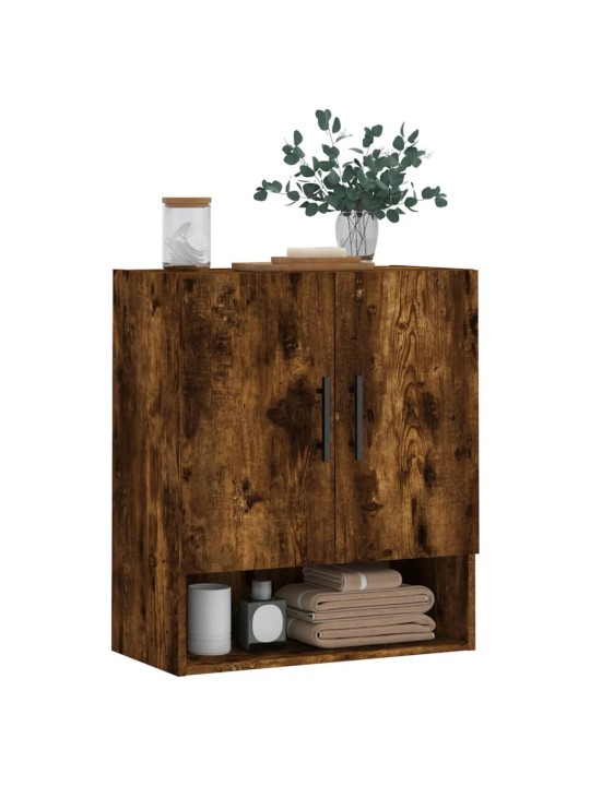 Nástěnná skříňka kouřový dub 60 x 31 x 70 cm kompozitní dřevo