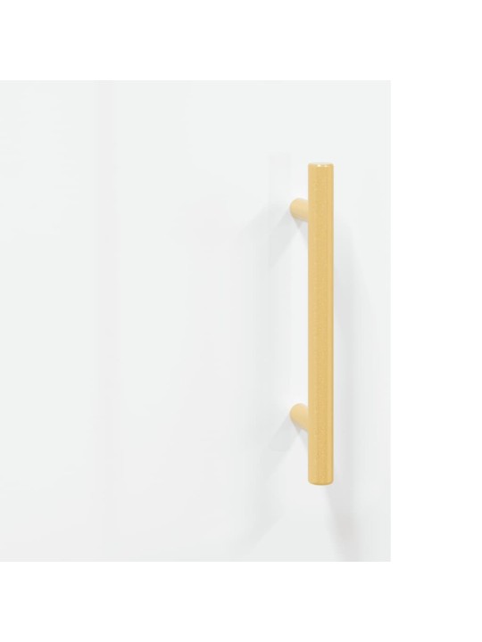 Nástěnná skříňka bílá s vysokým leskem 60x31x60 cm kompozit