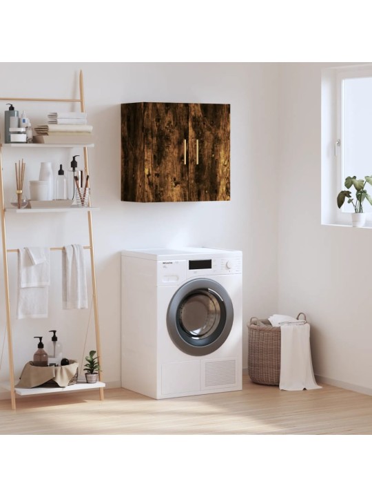 Nástěnná skříňka kouřový dub 60 x 31 x 60 cm kompozitní dřevo