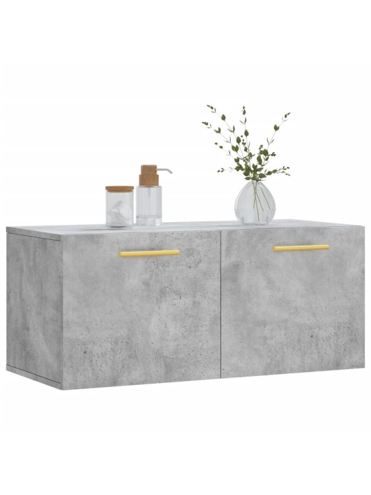 Nástěnná skříňka betonově šedá 80x36,5x35 cm kompozitní dřevo