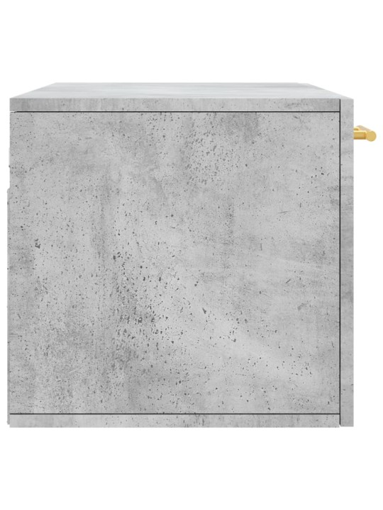 Nástěnná skříňka betonově šedá 80x36,5x35 cm kompozitní dřevo