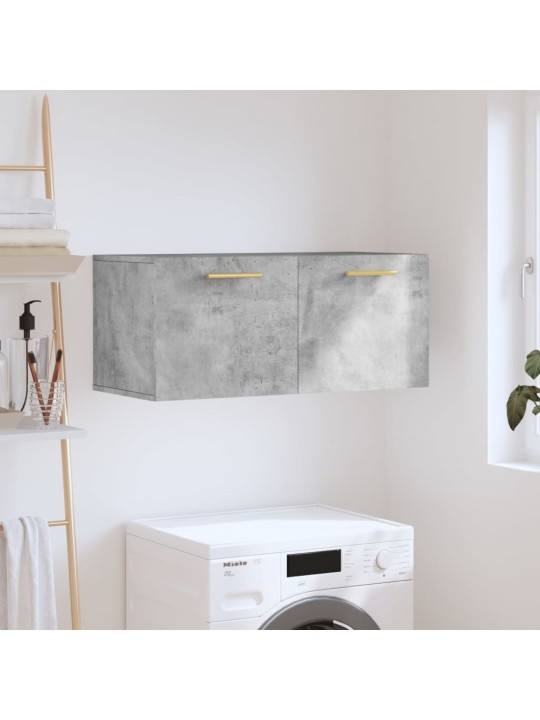 Nástěnná skříňka betonově šedá 80x36,5x35 cm kompozitní dřevo