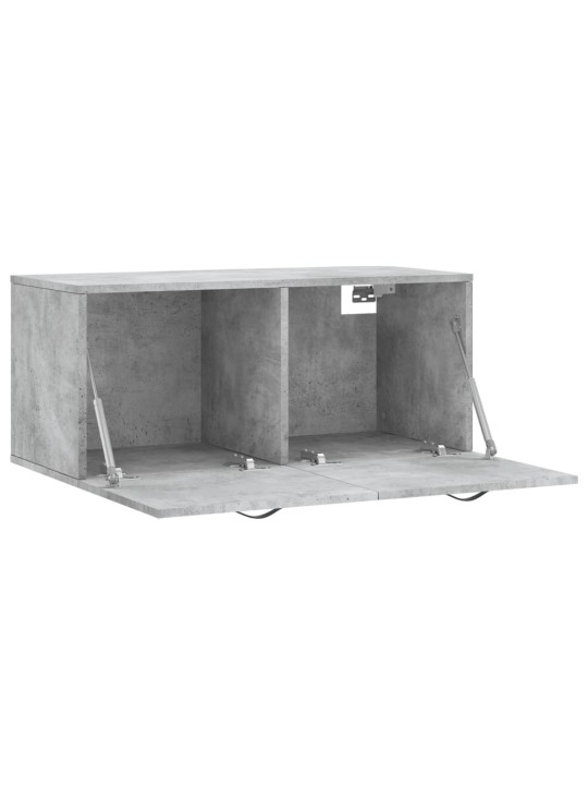 Nástěnná skříňka betonově šedá 80x36,5x35 cm kompozitní dřevo