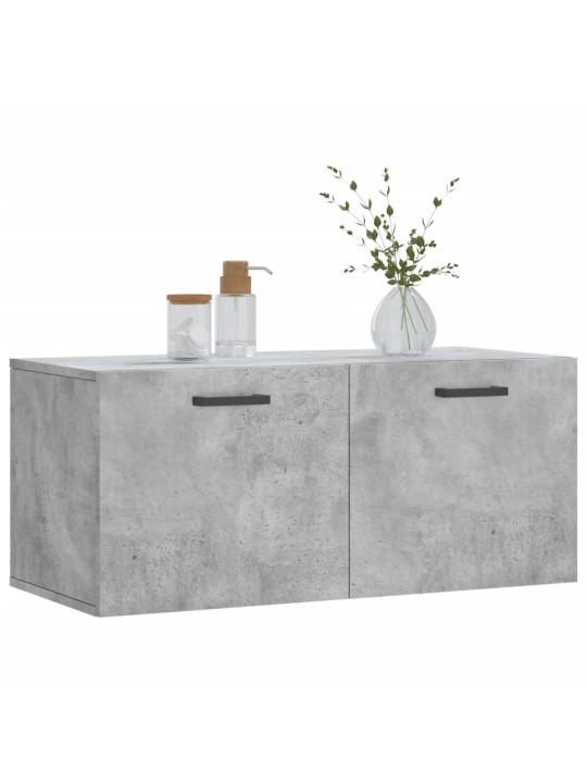 Nástěnná skříňka betonově šedá 80x36,5x35 cm kompozitní dřevo