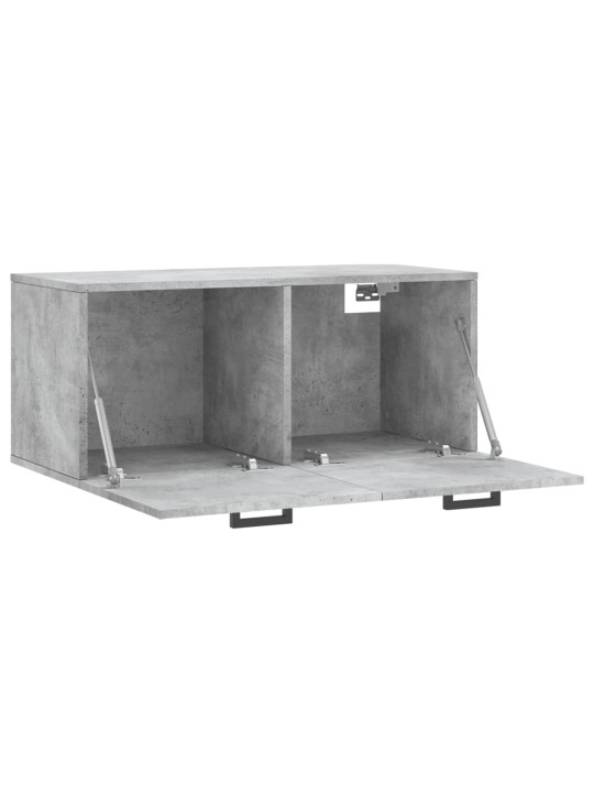 Nástěnná skříňka betonově šedá 80x36,5x35 cm kompozitní dřevo
