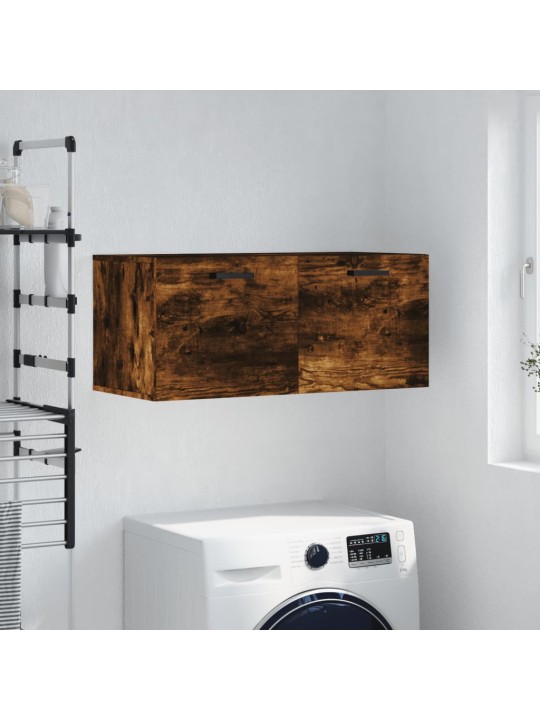 Nástěnná skříňka kouřový dub 80 x 36,5 x 35 cm kompozit