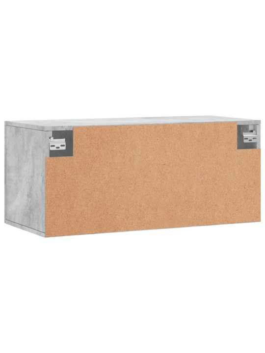 Nástěnná skříňka betonově šedá 80x36,5x35 cm kompozitní dřevo