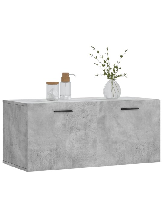 Nástěnná skříňka betonově šedá 80x36,5x35 cm kompozitní dřevo