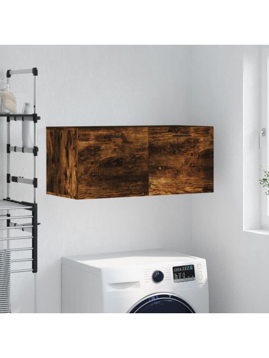 Nástěnná skříňka kouřový dub 80 x 36,5 x 35 cm kompozit