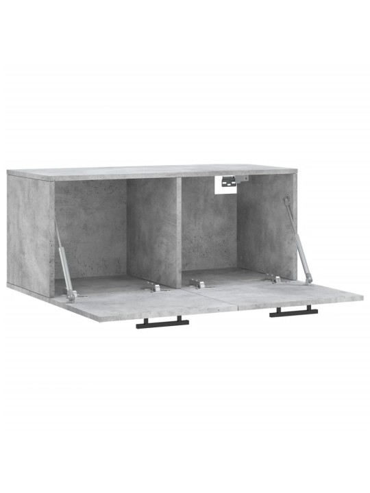 Nástěnná skříňka betonově šedá 80x36,5x35 cm kompozitní dřevo