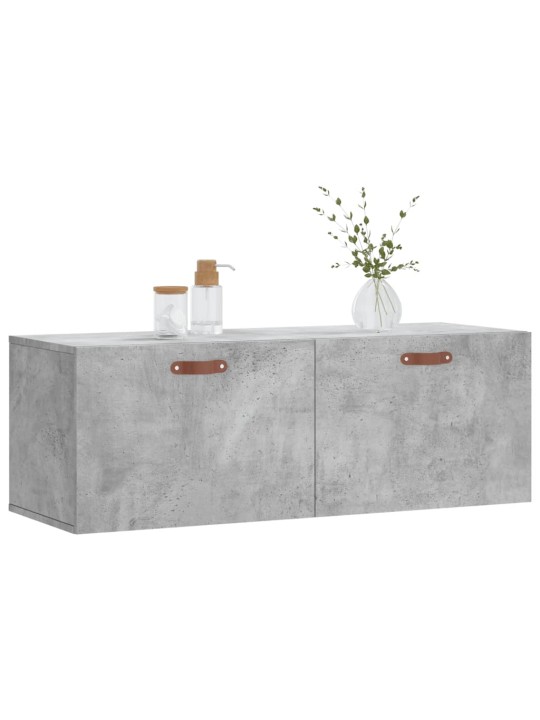 Nástěnná skříňka betonově šedá 100x36,5x35 cm kompozitní dřevo