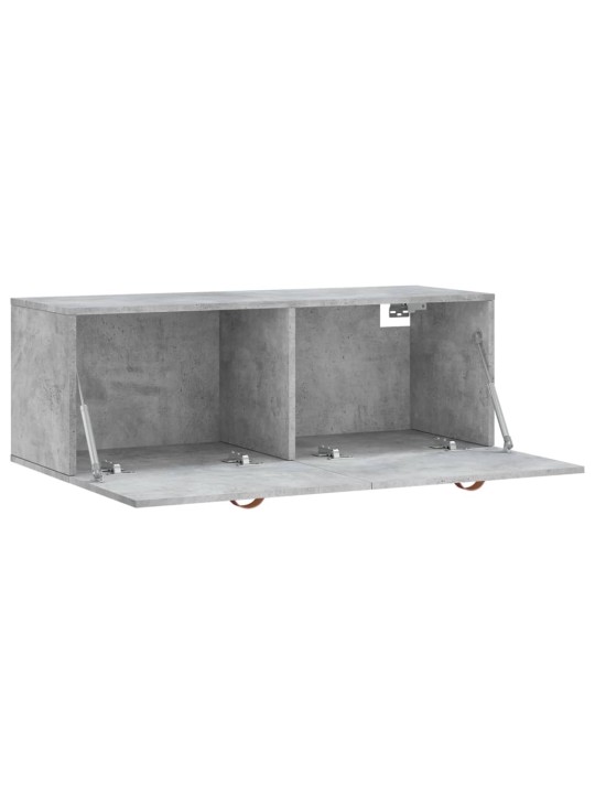 Nástěnná skříňka betonově šedá 100x36,5x35 cm kompozitní dřevo