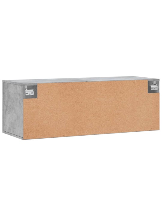 Nástěnná skříňka betonově šedá 100x36,5x35 cm kompozitní dřevo