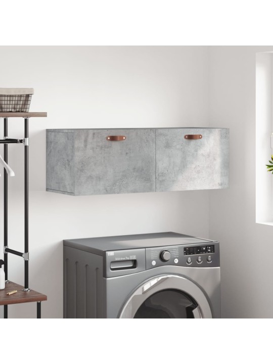 Nástěnná skříňka betonově šedá 100x36,5x35 cm kompozitní dřevo
