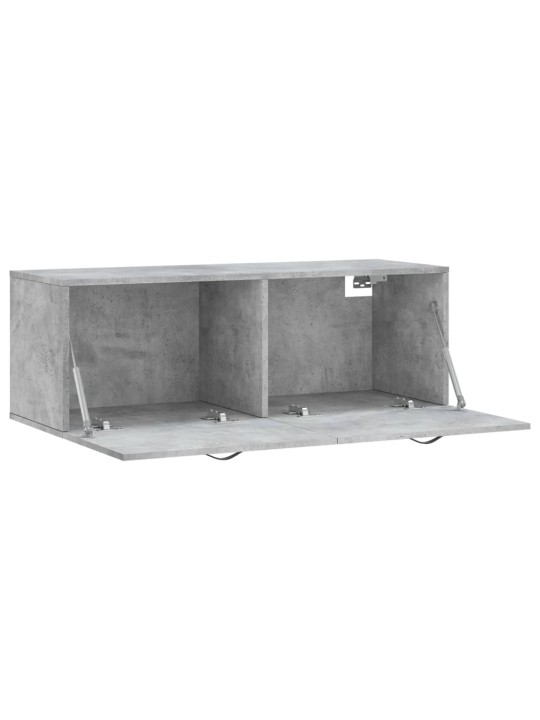 Nástěnná skříňka betonově šedá 100x36,5x35 cm kompozitní dřevo