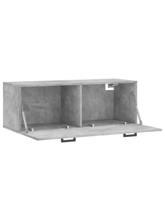 Nástěnná skříňka betonově šedá 100x36,5x35 cm kompozitní dřevo