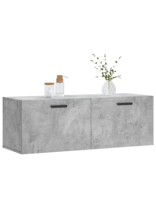 Nástěnná skříňka betonově šedá 100x36,5x35 cm kompozitní dřevo