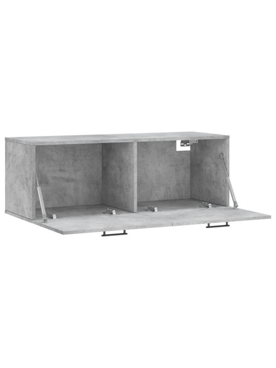 Nástěnná skříňka betonově šedá 100x36,5x35 cm kompozitní dřevo