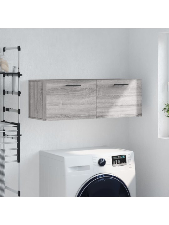 Nástěnná skříňka šedá sonoma 100x36,5x35 cm kompozitní dřevo
