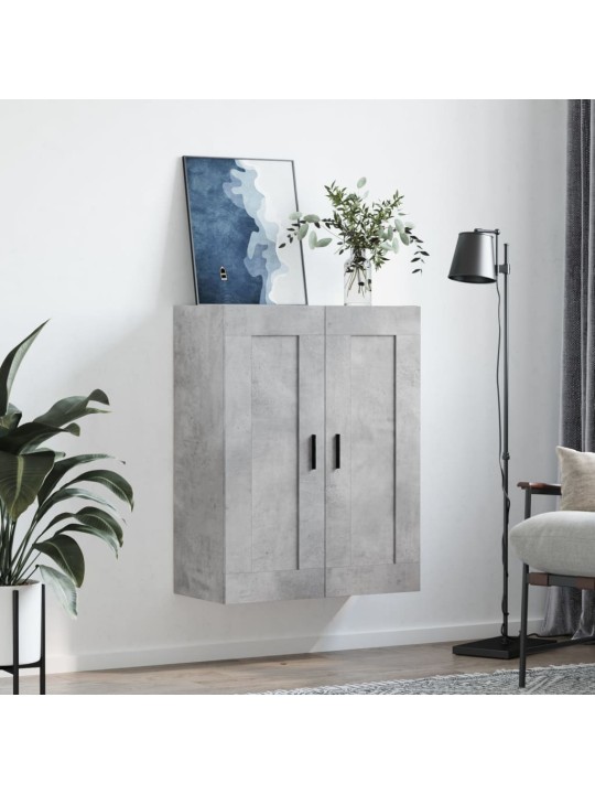 Nástěnná skříňka betonově šedá 69,5x34x90 cm kompozitní dřevo