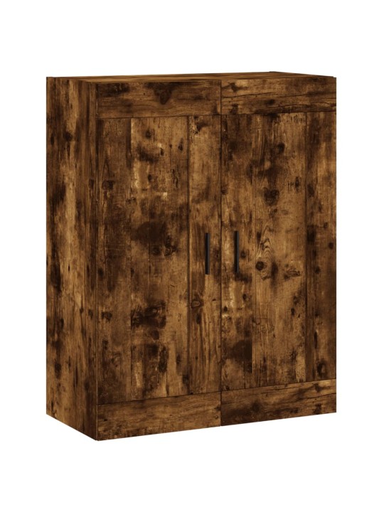 Nástěnná skříňka kouřový dub 69,5 x 34 x 90 cm kompozitní dřevo