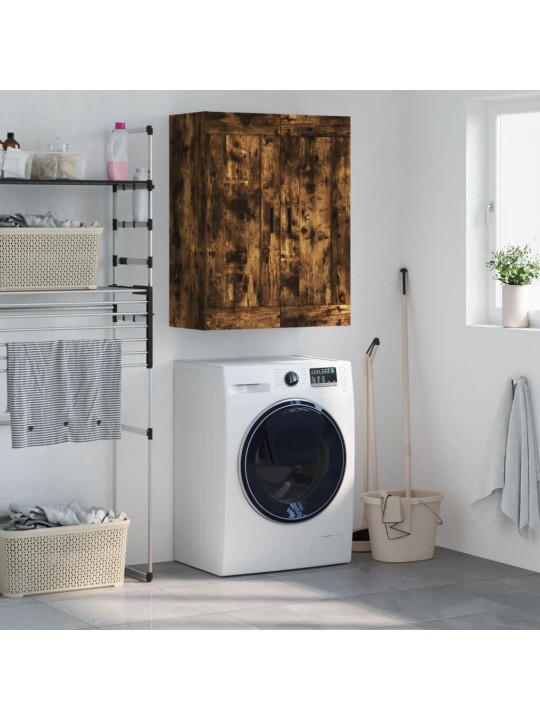 Nástěnná skříňka kouřový dub 69,5 x 34 x 90 cm kompozitní dřevo