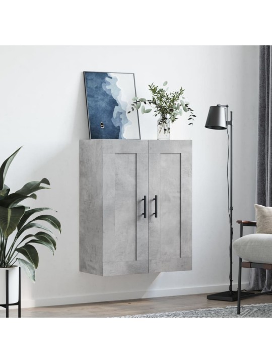 Nástěnná skříňka betonově šedá 69,5x34x90 cm kompozitní dřevo