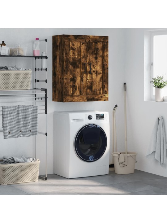 Nástěnná skříňka kouřový dub 69,5 x 34 x 90 cm kompozitní dřevo