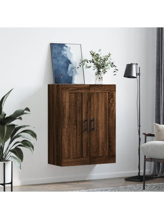 Nástěnná skříňka hnědý dub 69,5 x 34 x 90 cm kompozitní dřevo