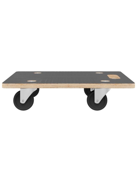 Přepravní vozíky 2 ks obdélníkové 50 x 35 x 11,5 cm 250 kg