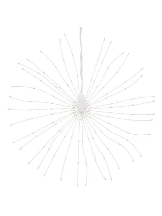 Vánoční hvězdicová světla 2 ks 140 modrých LED diod 17 cm