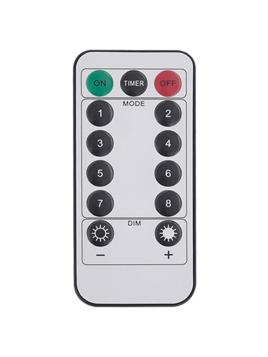 Vánoční hvězdicová světla 8 ks 140 modrých LED diod 17 cm