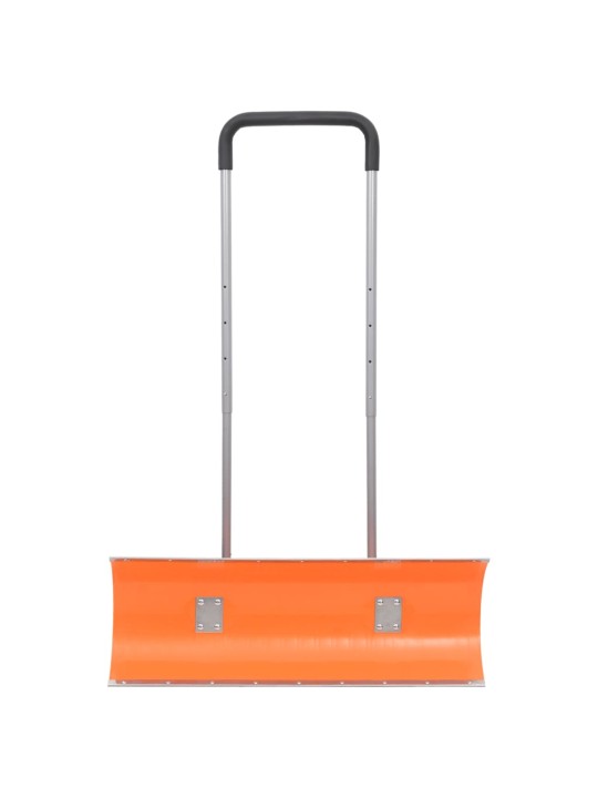 Hrablo na sníh s výsuvnou rukojetí oranžové radlice 96 cm ocel