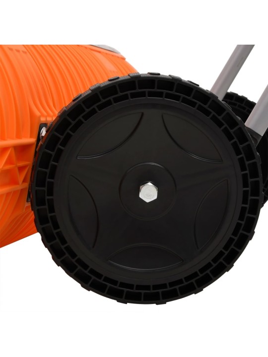 Hrablo na sníh s výsuvnou rukojetí oranžové radlice 96 cm ocel