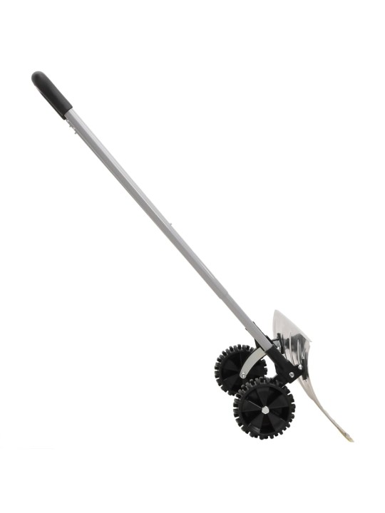 Hrablo na sníh s výsuvnou rukojetí stříbrné radlice 61 cm ocel
