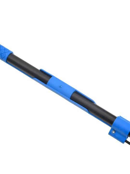 Sběrač ořechů modrý 127 cm ocel