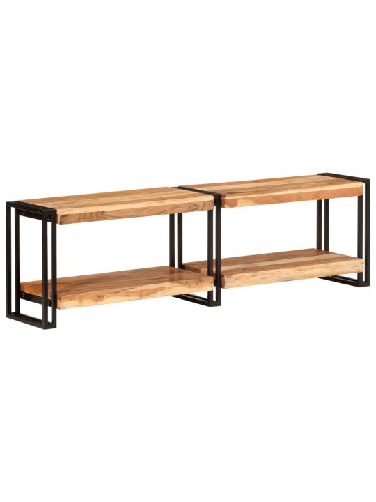 TV skříňka 140 x 30 x 40 cm masivní akáciové dřevo