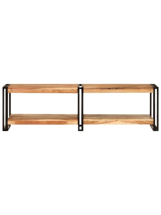 TV skříňka 140 x 30 x 40 cm masivní akáciové dřevo