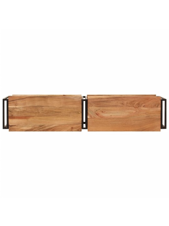 TV skříňka 140 x 30 x 40 cm masivní akáciové dřevo