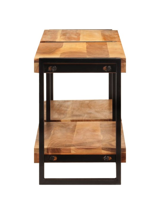 TV skříňka 160 x 30 x 40 cm masivní akáciové dřevo