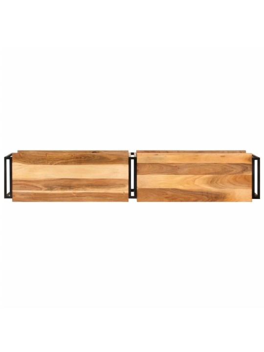 TV skříňka 160 x 30 x 40 cm masivní akáciové dřevo
