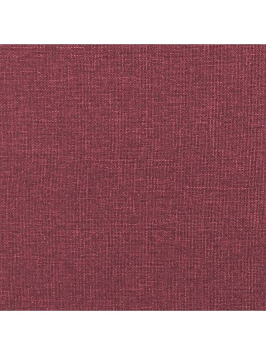Podlahová rozkládací pohovka 2 v 1 vínová 112x174x55 cm textil