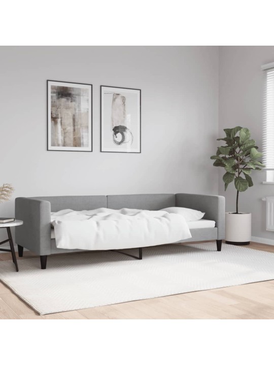 Válenda světle šedá 80 x 200 cm textil