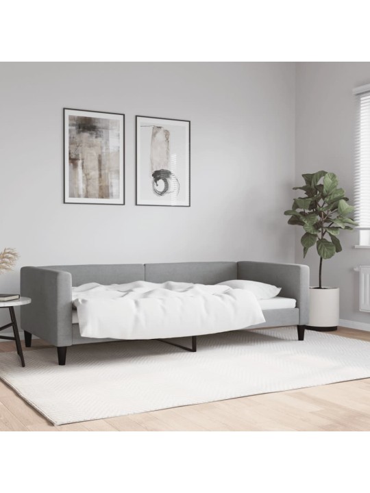 Válenda světle šedá 90 x 200 cm textil